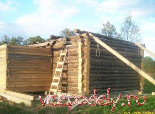 Строительство срубов, бань из Кировского леса.